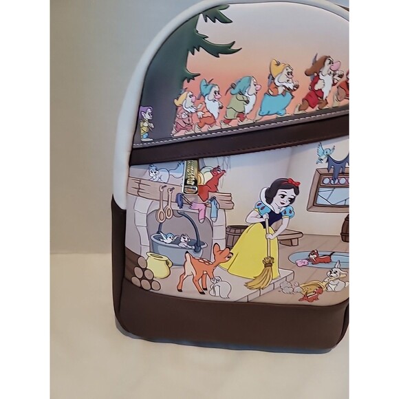 Loungefly Disney Snow White and the Seven Dwarfs Multi Scene Mini Backpack - New main image 6